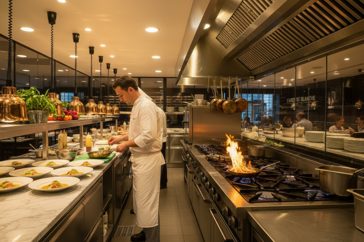Kitchen and Restaurant