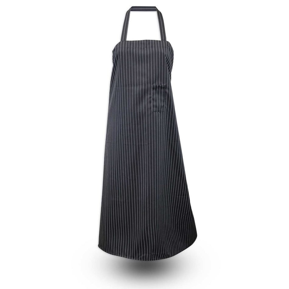Pinstripe Bib Apron – Pencil Pocket - Sold by the Dozen
