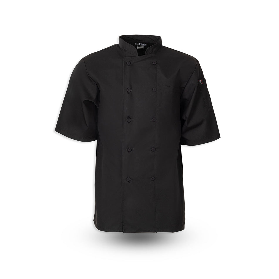 Short-Sleeve Keep Kool™ 1/2 Mesh Back Chef Coat, C301