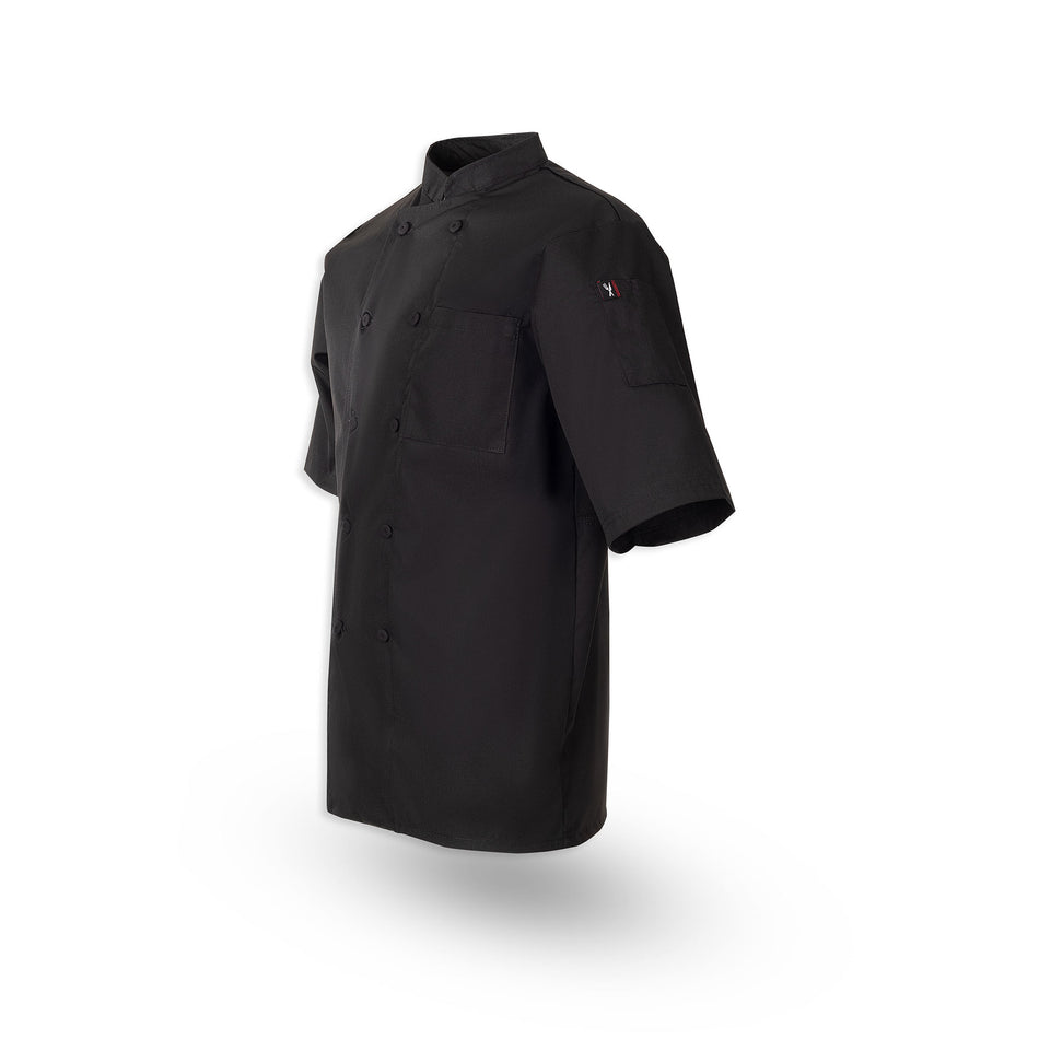 Short-Sleeve Keep Kool™ 1/2 Mesh Back Chef Coat, C301
