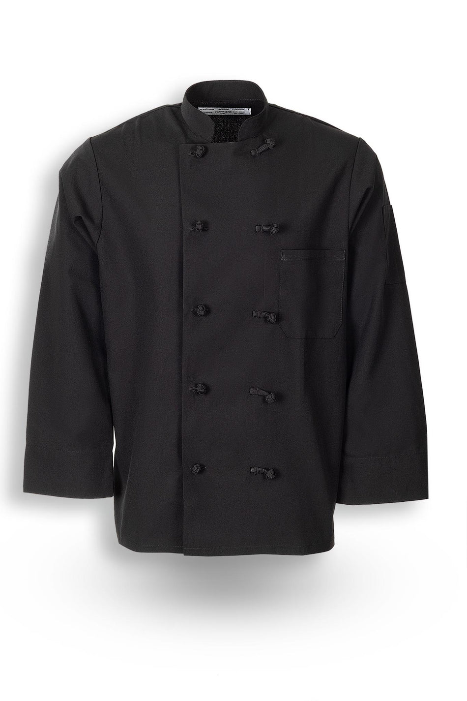 Full-Sleeve Knot Button Chef Coat