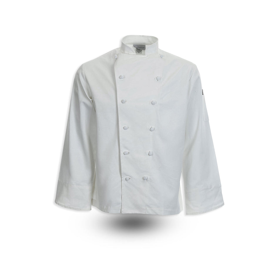 C440 Executive Chef Coat, French Cut, Knot But