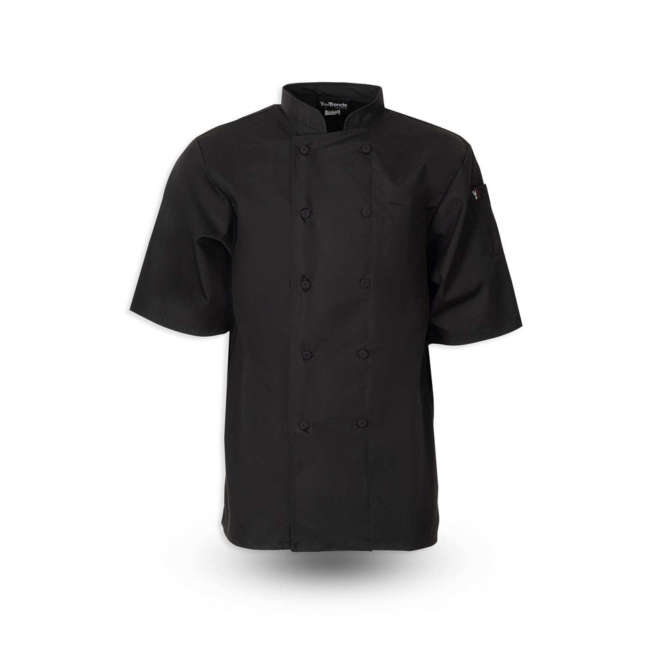 Short-Sleeve Keep Kool™ 1/2 Mesh Back Chef Coat