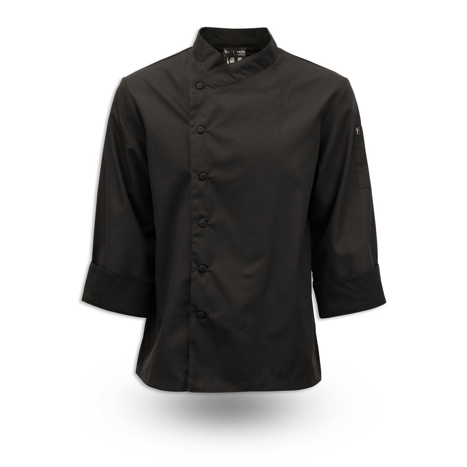 C515 Mesh Back Chef Coat, half slv, 10 btns