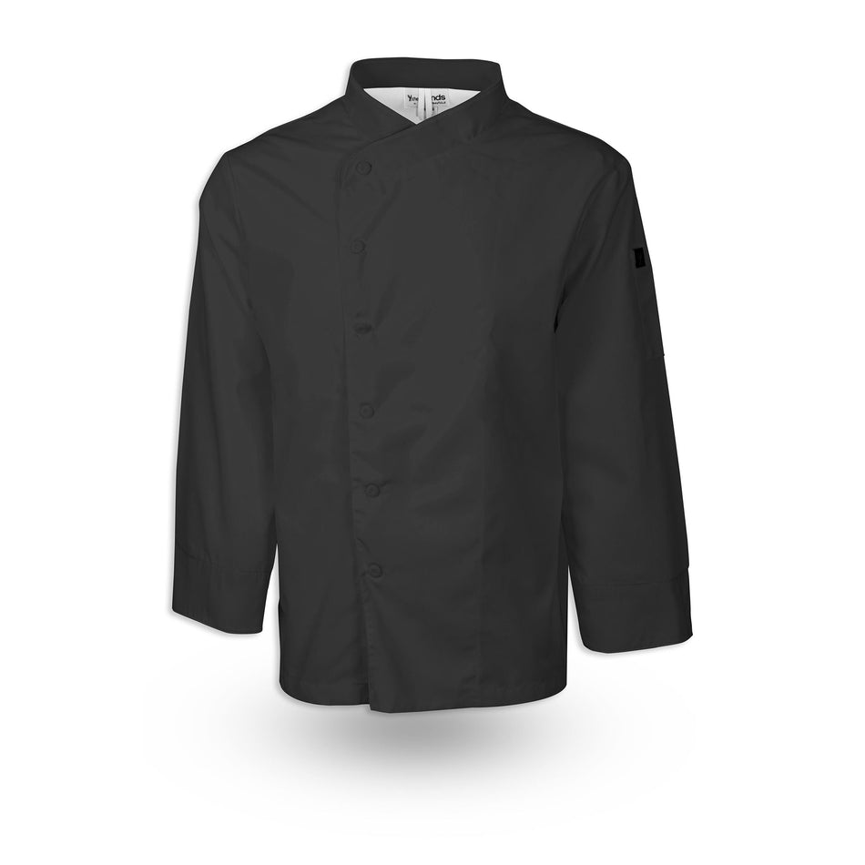 C515 Mesh Back Chef Coat, half slv, 10 btns