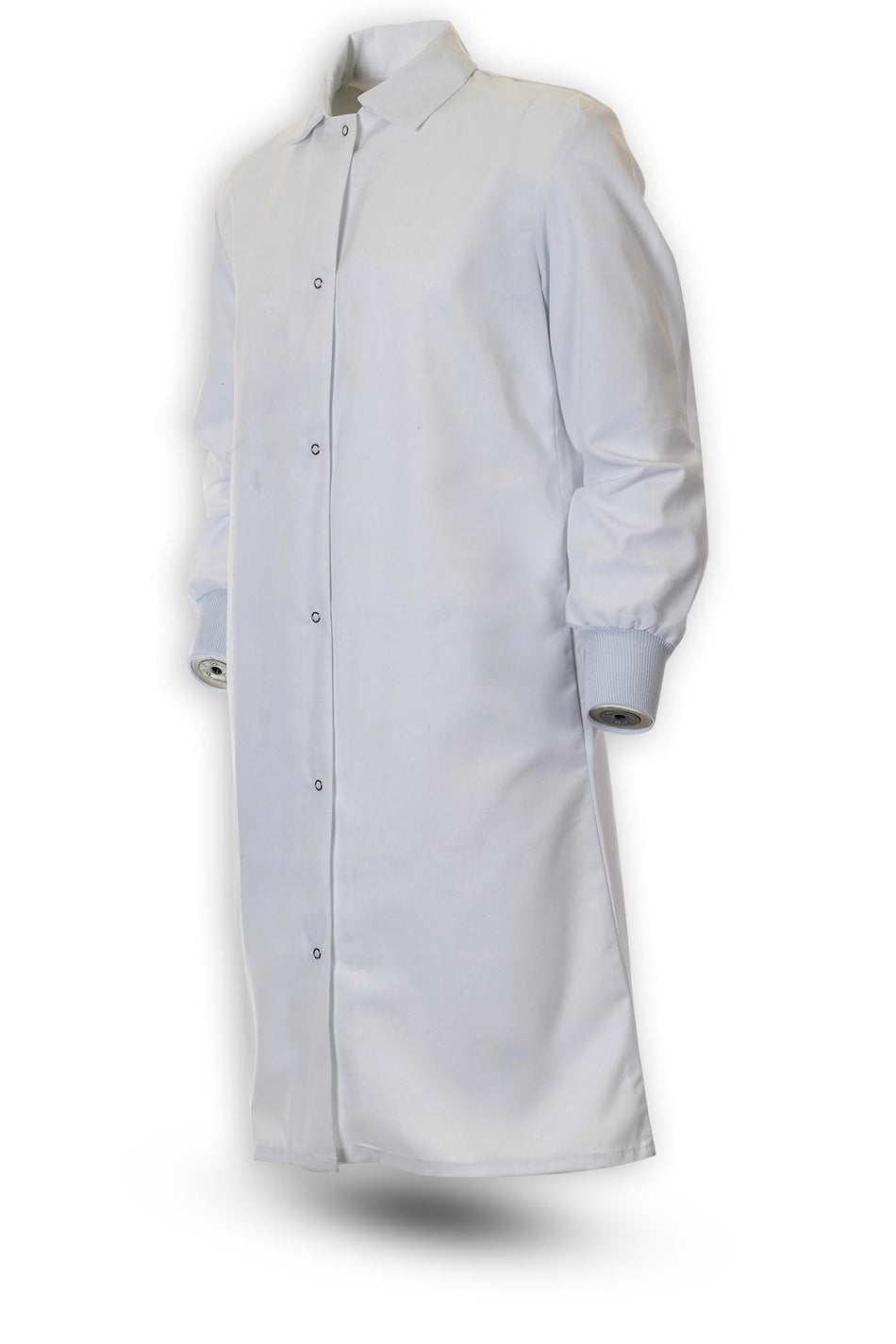 F382 Butcher Frock, Knit Cuffs, No Pocket
