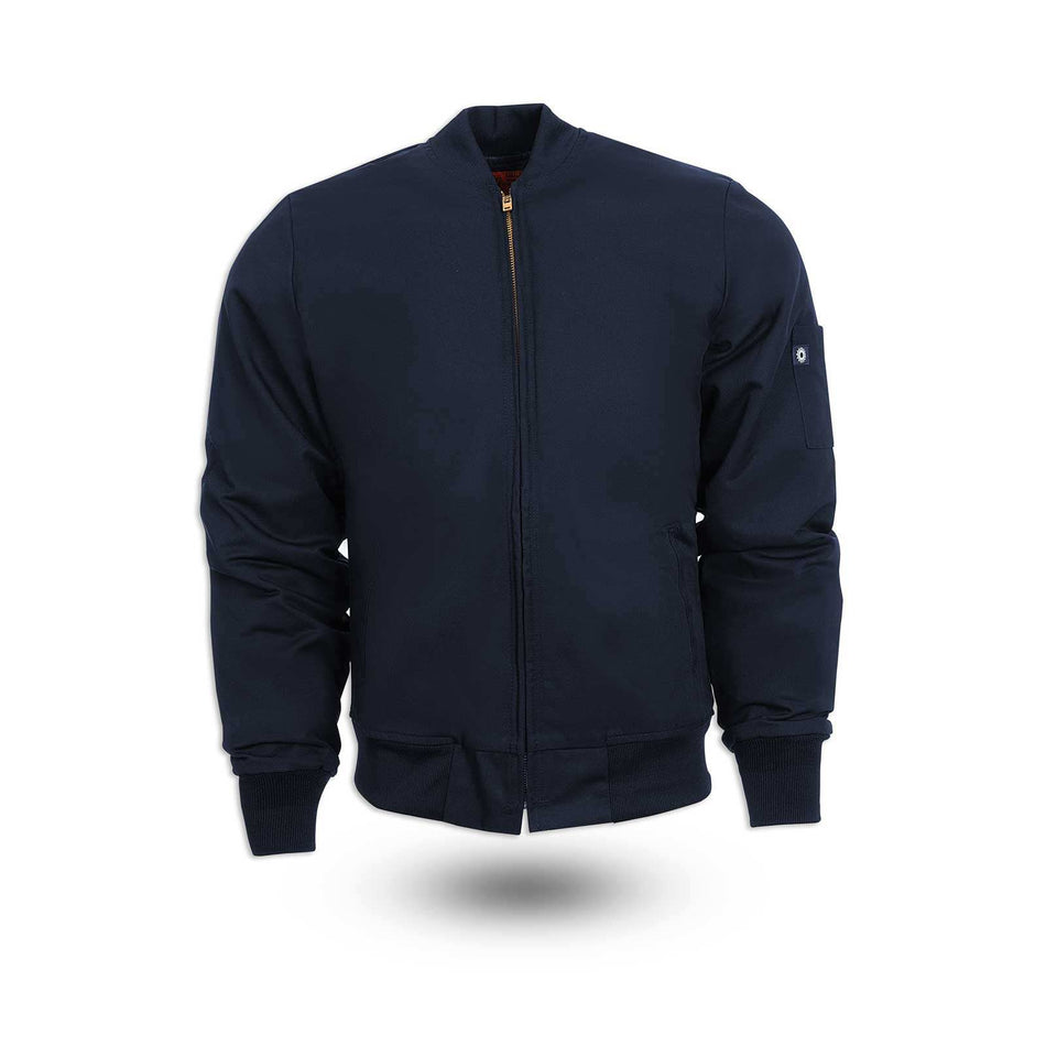 Men's Lined Team Jacket with Knit Cuffs