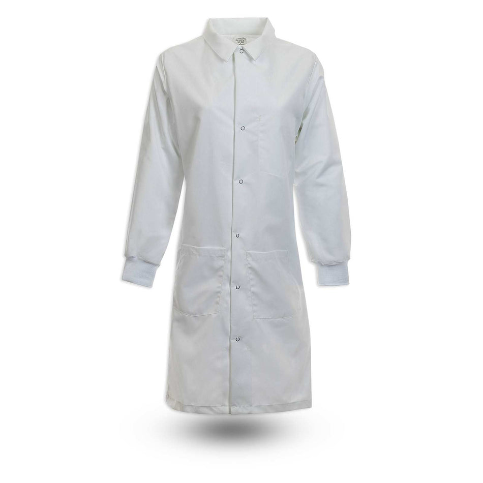 Level 1 Barrier Fabric Knit Cuff Lab Coat
