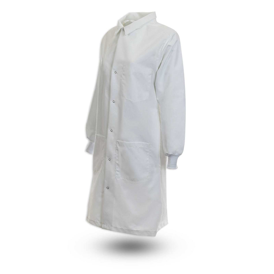 Level 1 Barrier Fabric Knit Cuff Lab Coat