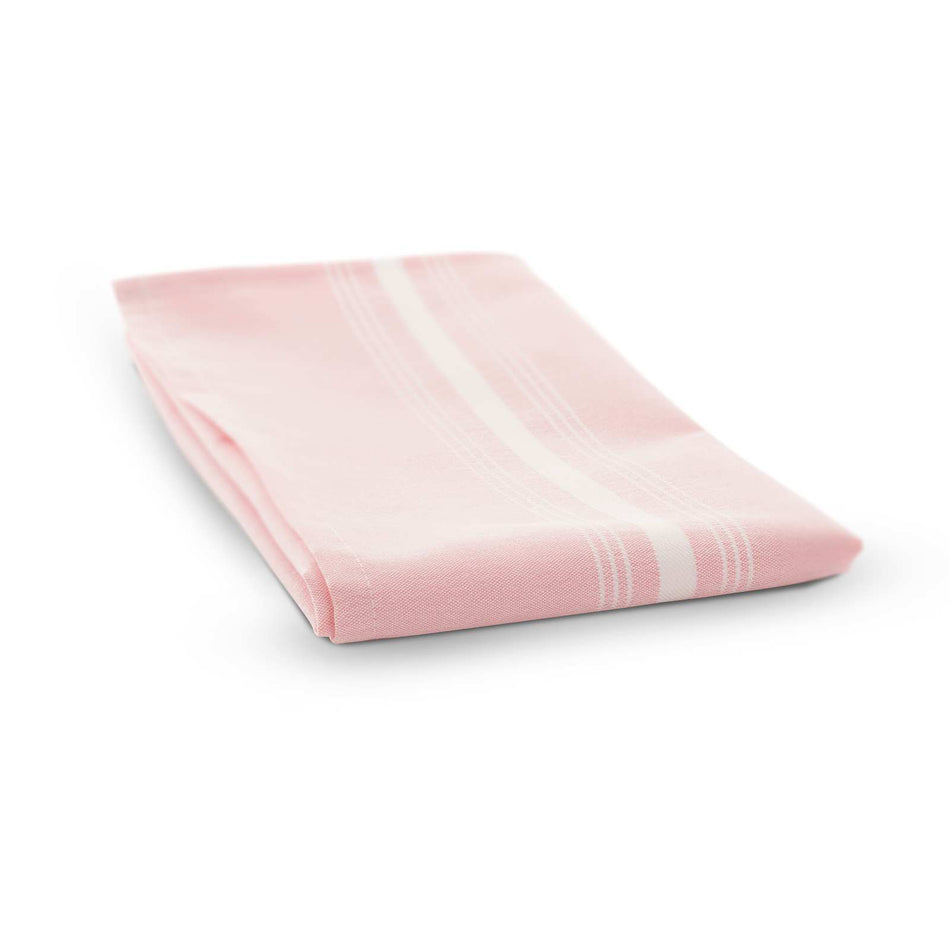 Chambray Bistro Napkins, 18x22, Solid Chambray with White Stripes - Sold by the Dozen