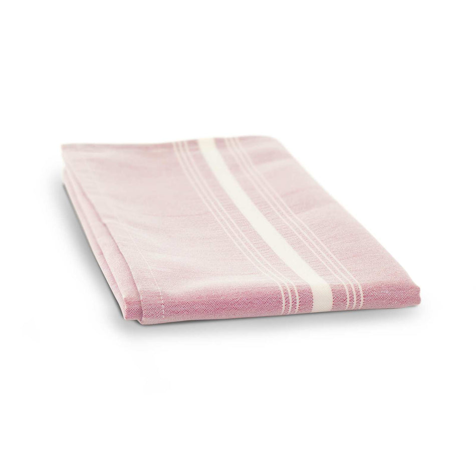 Chambray Bistro Napkins, 18x22, Solid Chambray with White Stripes - Sold by the Dozen