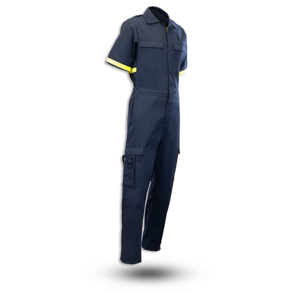 Short Sleeve Metro Style One-Piece Uniform Suit
