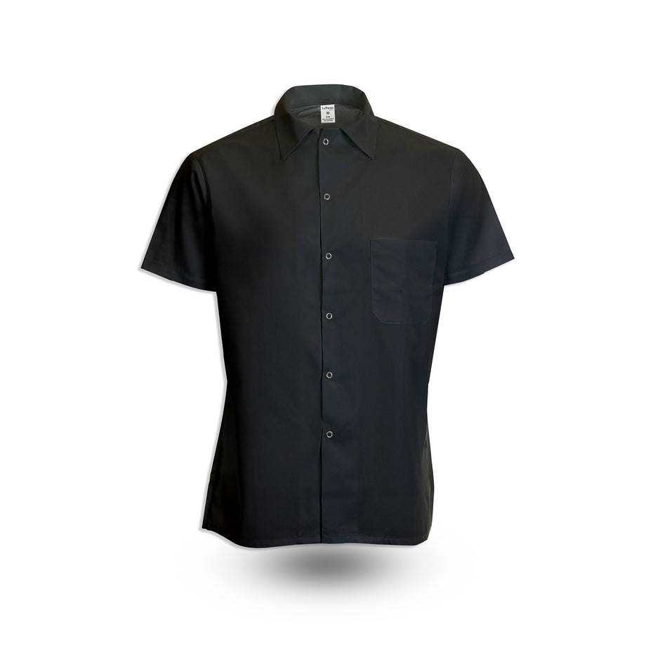 S102 Cook Shirt, 65/35, Gripper Front, pocket