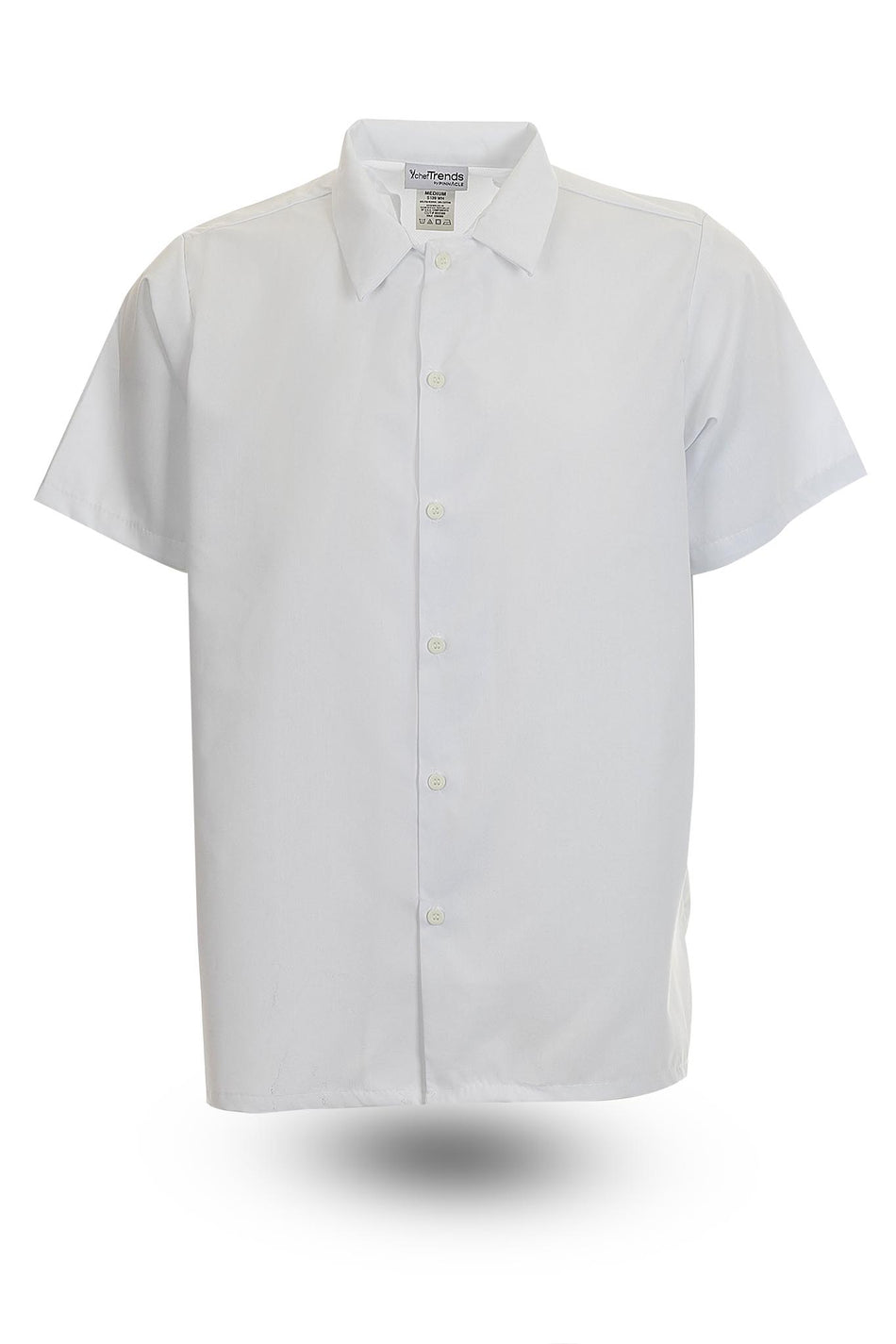 S139 Cook Shirt, Mesh V back vent, button front
