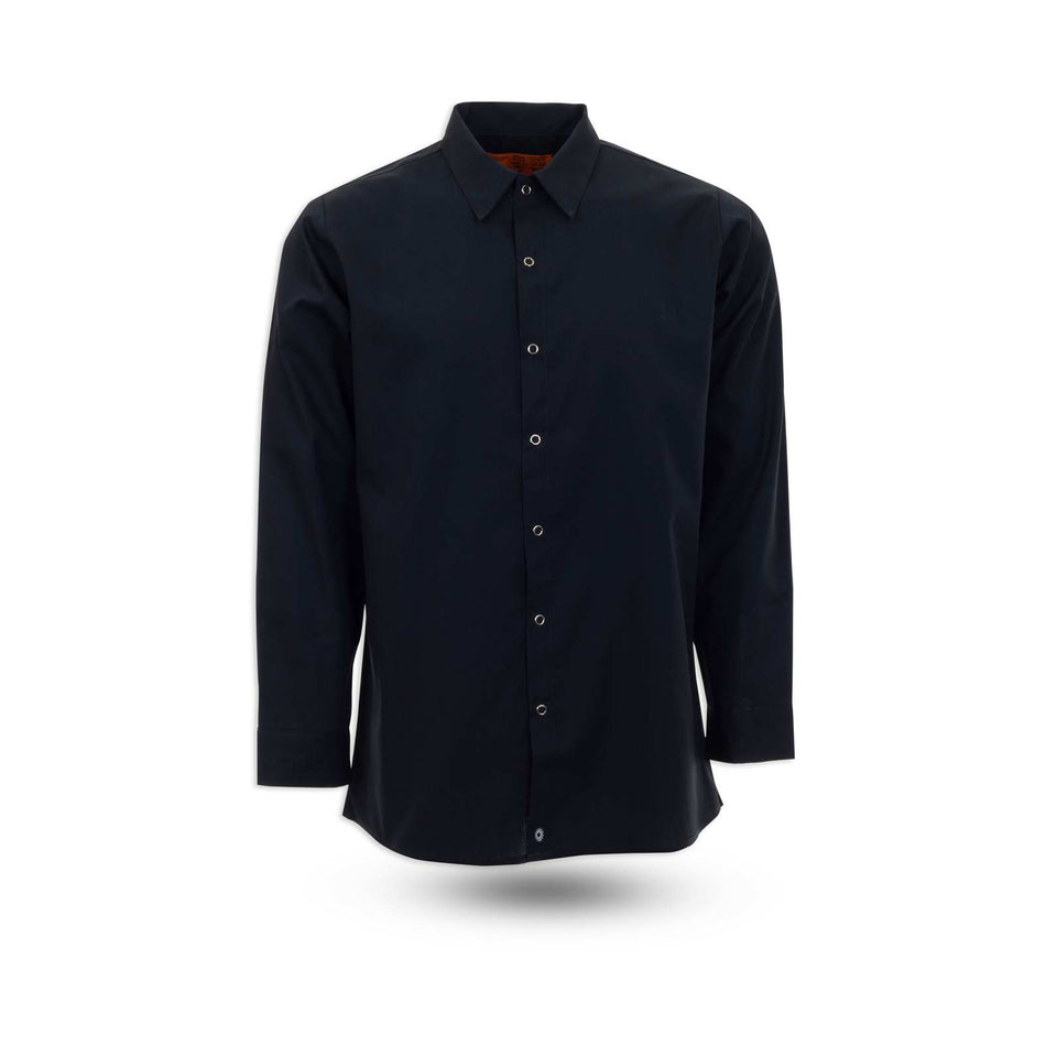 Men’s Long-Sleeve Gripper Snap Front Work Shirt - No Pockets