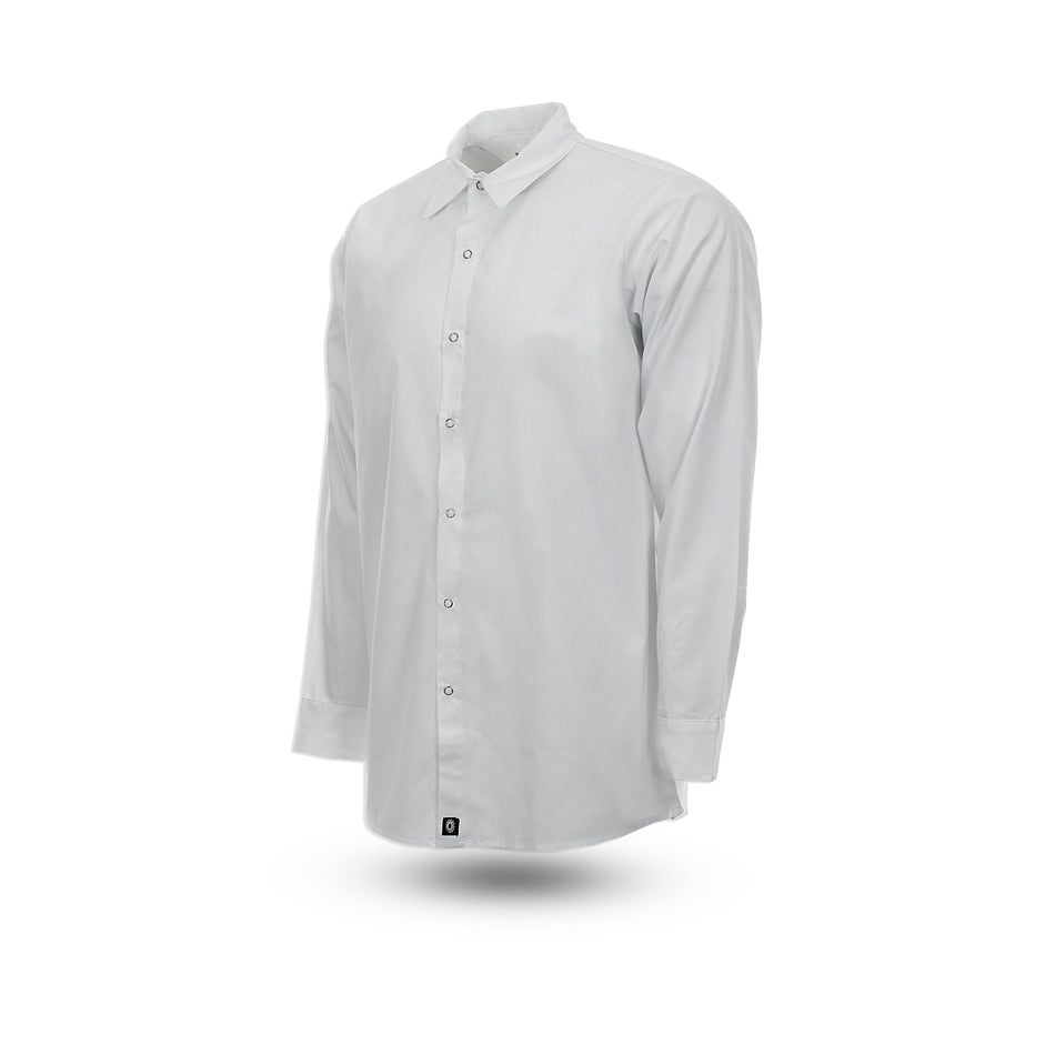 Men’s Long-Sleeve Gripper Snap Front Work Shirt - No Pockets