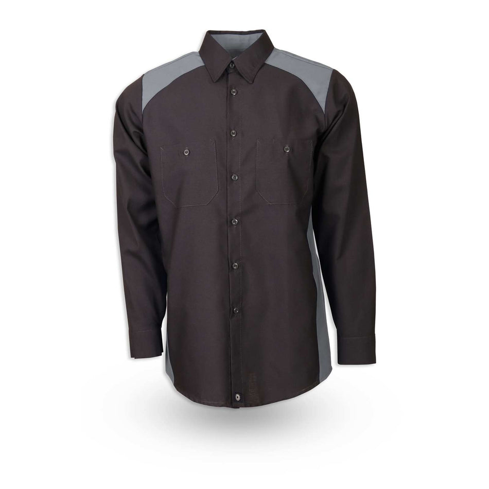 Long-Sleeve Motorsport Industrial Work Shirt