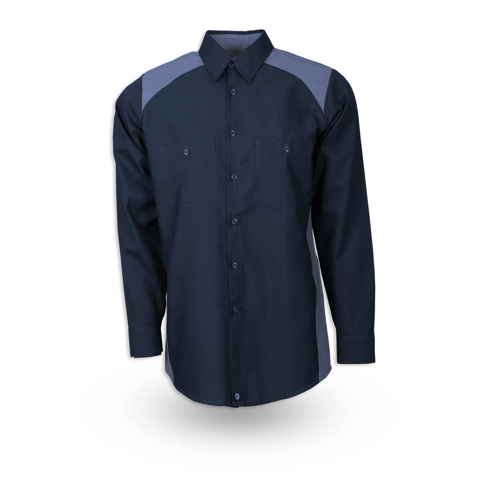 Long-Sleeve Motorsport Industrial Work Shirt