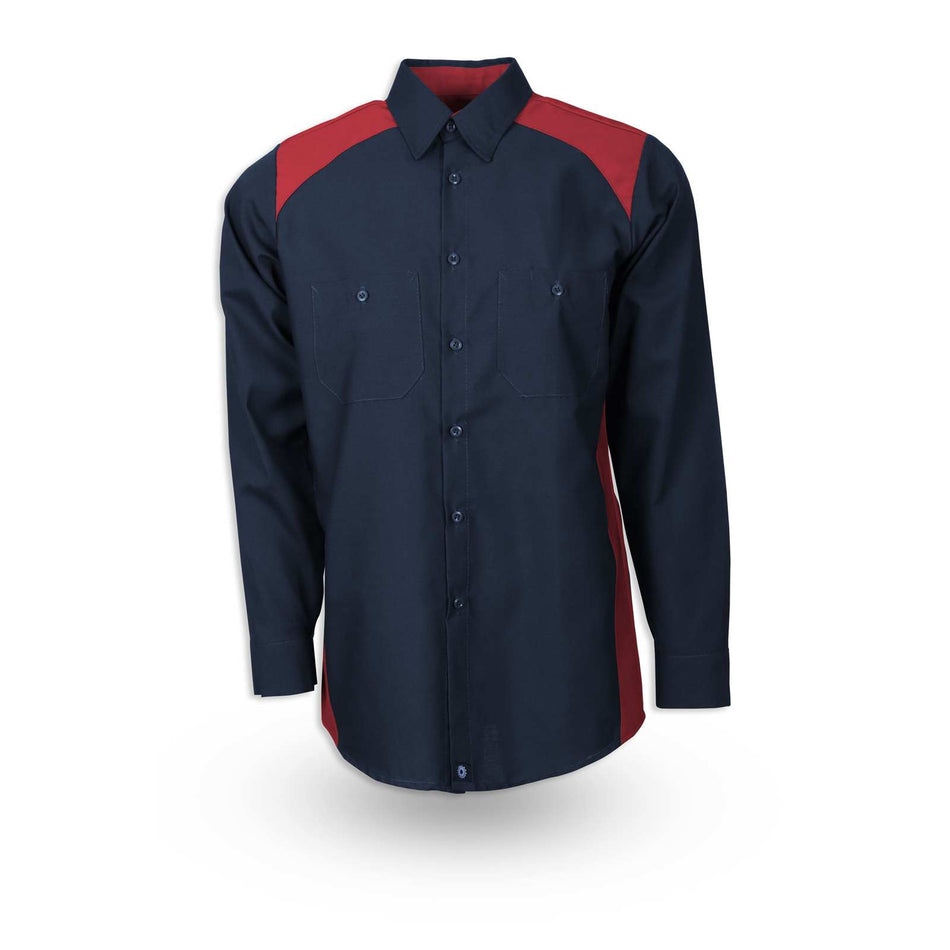 Long-Sleeve Motorsport Industrial Work Shirt