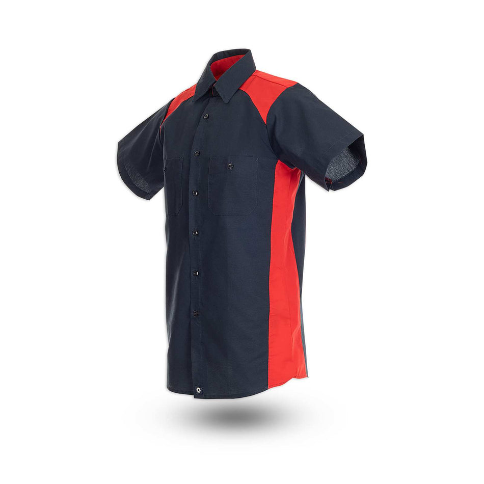 Short-Sleeve Motorsport Industrial Work Shirt