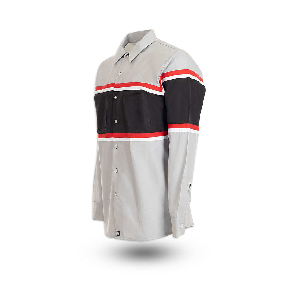 Long-Sleeve Technician Multi-Stripe Work Shirt