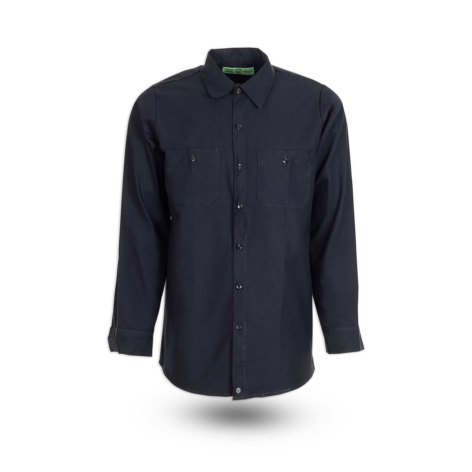 Men's Long-Sleeve Wrinkle-Resistant Industrial Workwear Shirt