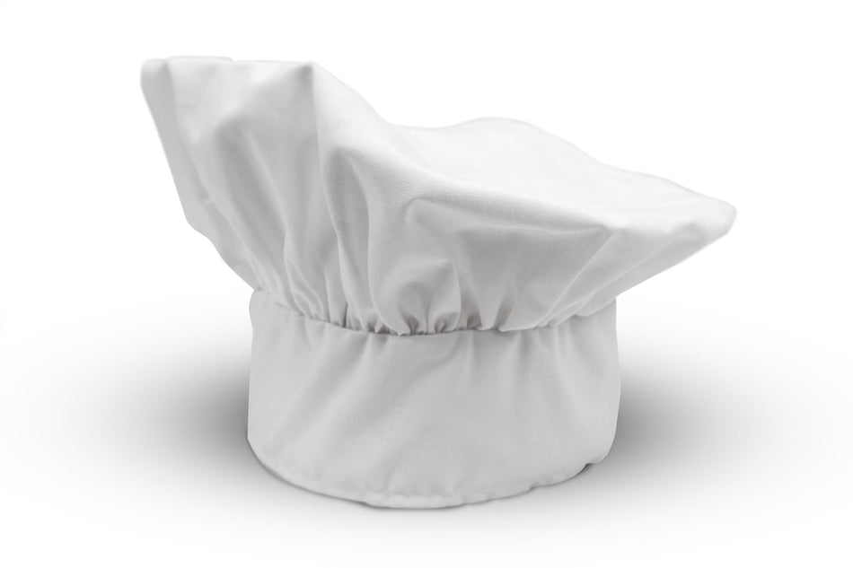 X100 Chef Hat, Black, velcro closure